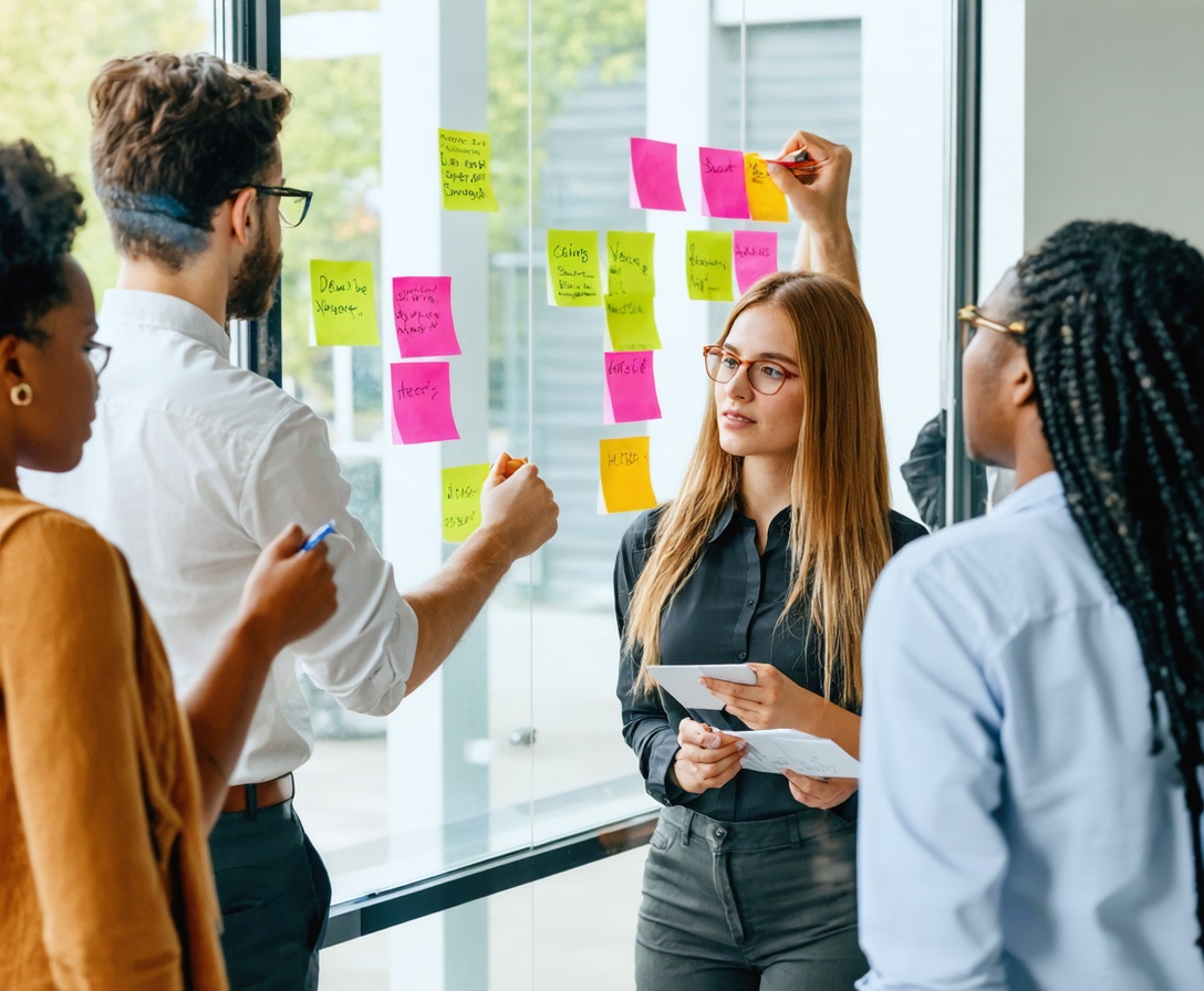 Команда Вектор Роста на брейншторме